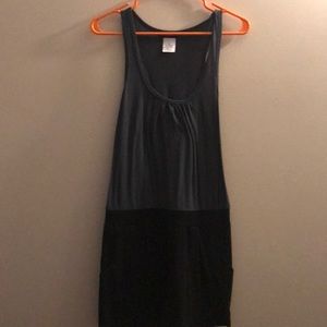 Gray and Black Romper